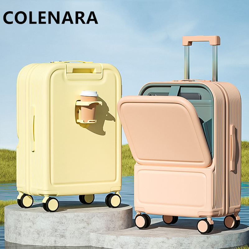 Чемодан COLENARA из АБС-пласти – обзор и цена Front Opening Laptop Luggage 24 Inch